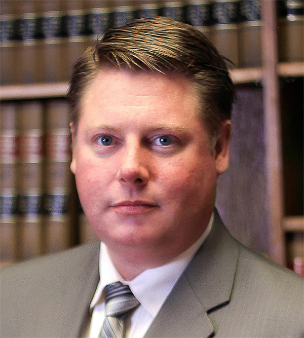 Blair W. Nelson in his law office